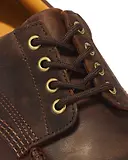 Thumbnail 2 of Dr Martens Unisex Lowell 4 Eye Crazy Horse Shoes - Dark Brown