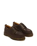Thumbnail 4 of Dr Martens Unisex Lowell 4 Eye Crazy Horse Shoes - Dark Brown