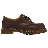 Thumbnail 1 of Dr Martens Unisex Lowell 4 Eye Crazy Horse Shoes - Dark Brown