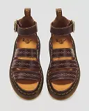 Thumbnail 4 of Dr Martens Women's Clarissa II Quad Desert Rodeo Classic Pull Up Leather Sandals - Dark Brown