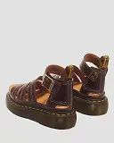 Thumbnail 6 of Dr Martens Women's Clarissa II Quad Desert Rodeo Classic Pull Up Leather Sandals - Dark Brown