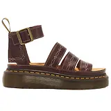 Thumbnail 1 of Dr Martens Women's Clarissa II Quad Desert Rodeo Classic Pull Up Leather Sandals - Dark Brown