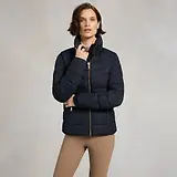 Thumbnail 2 of Holland Cooper Women's Whistler Puffer Jacket - Ink Navy Natural