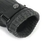 Thumbnail 11 of Dents Men’s Sherborne Touchscreen Wool Blend-Lined Leather Gloves - Black/Grey
