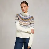 Thumbnail 2 of Holland Cooper Women's Rebecca Roll Neck Knit - Natural