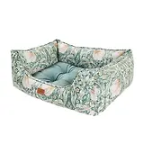 Thumbnail 3 of William Morris Square Dog Bed - Pimpernel Print