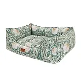 Thumbnail 4 of William Morris Square Dog Bed - Pimpernel Print