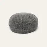 Thumbnail 5 of Stetson Belfast Driver Wool Herringbone Flat Cap - Anthra Melange Herringbone