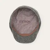 Thumbnail 6 of Stetson Belfast Driver Wool Herringbone Flat Cap - Anthra Melange Herringbone
