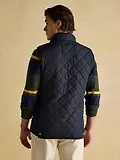 Thumbnail 3 of Joules Men's Maynard Diamond Quilted Gilet - Navy