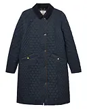 Thumbnail 1 of Joules Women's Rosewell Long Showerproof Longline Quilted Coat - Navy