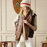Thumbnail 1 of Joules Women's Langtree Scarf - Tan Brown