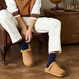 Thumbnail 6 of Joules Men's Hampden Clog Shoes - Chestnut Brown