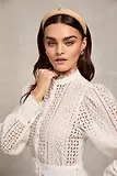 Thumbnail 7 of Holland Cooper Women's Collarless Broderie Mini Dress - White