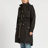 Thumbnail 2 of Joules Women's Elbridge Waterproof Coat with Hood - Black