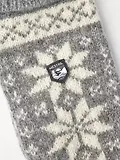 Thumbnail 2 of Hestra Isvik Knitted Mittens - Grey/Offwhite