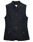 Thumbnail 1 of Joules Women's Minx Showerproof Diamond Quilted Gilet - Navy Blue