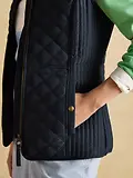 Thumbnail 19 of Joules Women's Minx Showerproof Diamond Quilted Gilet - Navy Blue