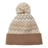 Thumbnail 1 of Joules Women's Kara Fairisle Bobble Beanie Hat - Neutral