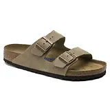 Thumbnail 1 of Birkenstock Unisex Arizona Soft Footbed Suede Leather Regular Sandals - Taupe