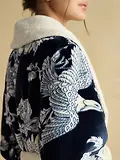 Thumbnail 6 of Joules Women's Matilda Dressing Gown - Navy