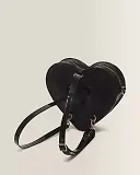 Thumbnail 7 of Dr. Martens Women's Kiev Leather Heart Shaped Bag - Black