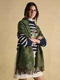 Thumbnail 1 of Joules Women's Elissa Jacquard Scarf - Khaki Green