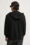 Thumbnail 3 of Paul Smith Men's Zebra Stripe Zip Hoodie - Black