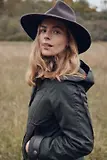 Thumbnail 2 of Barbour Women's Tack Fedora Hat - Chocolate/Praline
