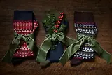 Thumbnail 2 of Barbour Men's Marlow Fair Isle 3 Pack Sock Gift Box - Olive