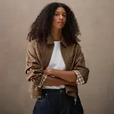 Thumbnail 2 of Barbour Women's Carville Shirt Jacket - Muted Tartan