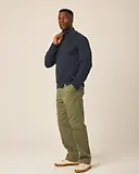 Thumbnail 3 of Peregrine Men's Bristol Zip Neck Jumper - Marine