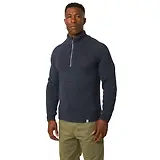 Thumbnail 2 of Peregrine Men's Bristol Zip Neck Jumper - Marine