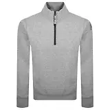 Thumbnail 1 of Parajumpers Men's Broad Peak 1/2 Zip Sweatshirt - Ash Grey Melange