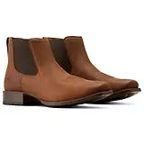 Thumbnail 1 of Ariat Men's Booker Ultra Square Toe Western Boots - Rough Tan
