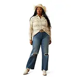 Thumbnail 6 of Ariat Women's Billie Jean Western Shirt - Sandstone Sw Print