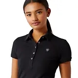 Thumbnail 4 of Ariat Women's Prix 3.0 Polo Shirt - Black