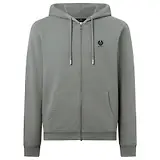 Thumbnail 1 of Belstaff Men's Cotton Fleece Belstaff Full Zip Hoodie - Atlantic Grey