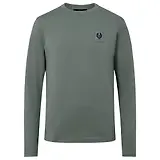 Thumbnail 1 of Belstaff Men's Cotton Jersey Belstaff Long Sleeved T-Shirt - Atlantic Grey