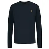 Thumbnail 1 of Belstaff Men's Cotton Jersey Belstaff Long Sleeved T-Shirt - Dark Ink