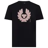 Thumbnail 1 of Belstaff Men's Cotton Jersey Bitmap T-Shirt - Black