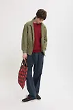 Thumbnail 3 of Baracuta Men's G9 Twill Harrington Jacket - Lichen Green