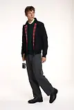 Thumbnail 5 of Baracuta Men's G9 Baracuta Cloth Harrington Jacket - Black