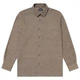 Thumbnail 1 of Oliver Sweeney Men's Barnham Linen Shirt - Mole