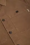 Thumbnail 6 of Baracuta Men's Garment-Dyed Canvas Overshirt - Cub Brown
