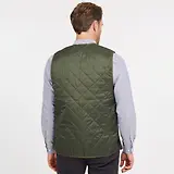 Thumbnail 4 of Barbour Quilted Zip-In Liner - Olive / Ancient Tartan