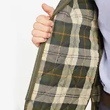 Thumbnail 3 of Barbour Quilted Zip-In Liner - Olive / Ancient Tartan