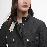 Thumbnail 5 of Barbour International Women's Halsey Quilted Jacket - Black