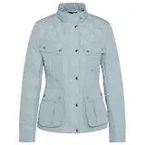 Thumbnail 1 of Barbour International Women's Halsey Quilted Jacket - Light Steel/Silver Birch