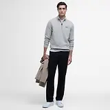 Thumbnail 3 of Barbour International Men's Essential Half Zip Sweatshirt - Concrete